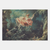 Botanischer Garten Decoupage Schweres Gewicht 3 Se Geschenkpapier Set (Vorderseite)