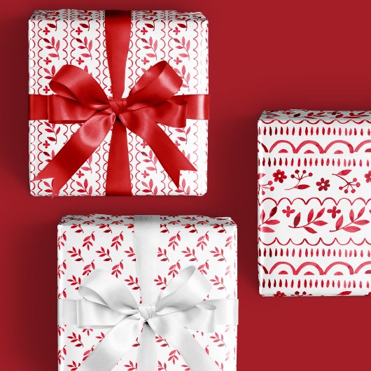 Botanischer Garten des Roten Meeres Geschenkpapier Set