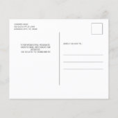 Botanischer Garten Einladung zur Hochzeit (Rückseite)