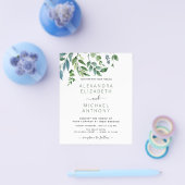 Botanischer Garten Einladungen für Hochzeiten Flyer (Einzeln)