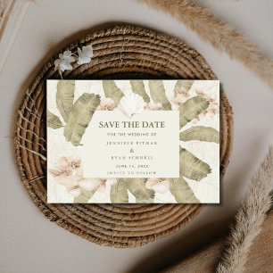Botanischer Garten Foto-Hochzeit Save The Date