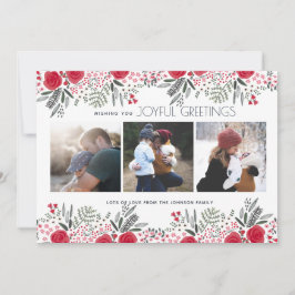 Botanischer Garten freudige Grüße | Fotokarte Feiertagskarte