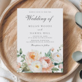 Botanischer Garten Frühlingsblütenhochzeit Einladung