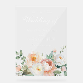 Botanischer Garten Frühlingsflora Grosses Hochzeit Acrylschild