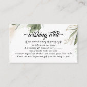 Botanischer Garten für Hochzeiten Begleitkarte (Vorderseite)