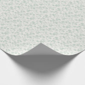 Botanischer Garten Gedämpfter Salbei - Neutral  Geschenkpapier (Ecke)
