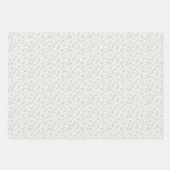 Botanischer Garten Gedämpfter Salbei - Neutral Geschenkpapier Set (Vorderseite 3)