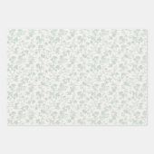 Botanischer Garten Gedämpfter Salbei - Neutral Geschenkpapier Set (Vorderseite)