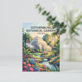Botanischer Garten Göteborg Schweden Postkarte (Stehend Vorderseite)