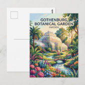 Botanischer Garten Göteborg Schweden Postkarte (Vorne/Hinten)