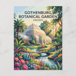 Botanischer Garten Göteborg Schweden Postkarte