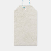 Botanischer Garten Hochzeit Dankeschön Geschenk Geschenkanhänger (Rückseite)