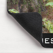 Botanischer Garten im Herbst, Name hinzufügen Mousepad (Ecke)