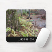 Botanischer Garten im Herbst, Name hinzufügen Mousepad (Mit Mouse)