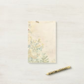 Botanischer Garten im Vintage-Stil Post-it Klebezettel (Auf Schreibtisch)