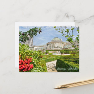 Botanischer Garten in Brüssel Feiertagspostkarte