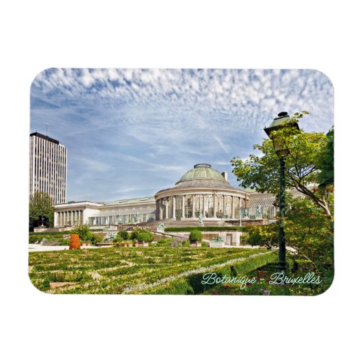 Botanischer Garten in Brüssel Magnet (Horizontal)