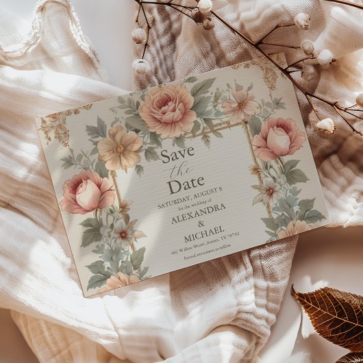 Botanischer Garten Jugendstil Hochzeit Save The Date