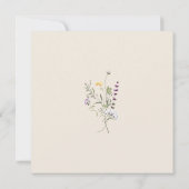 Botanischer Garten Kleiner in der Blütendusche Einladung (Rückseite)