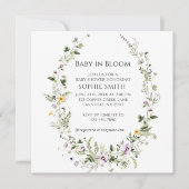 Botanischer Garten Kleiner in der Blütendusche Einladung (Vorderseite)