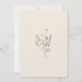 Botanischer Garten Kleiner in der Blütendusche Einladung (Rückseite)