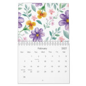 Botanischer Garten mit Blumen 2026 Kalender (Feb 2027)