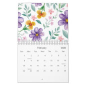 Botanischer Garten mit Blumen 2026 Kalender (Feb 2026)