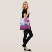 Botanischer Garten-Monogramm Tasche (Am Model)