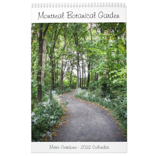 Botanischer Garten Montreal - Kalender 2022 (Titelbild)
