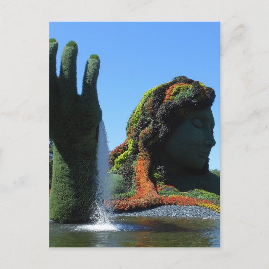 Botanischer Garten Montreal Postkarte (Vorderseite)