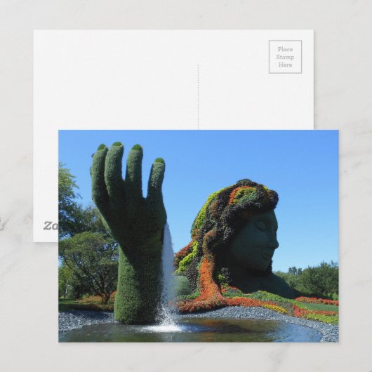 Botanischer Garten Montreal Postkarte (Vorne/Hinten)