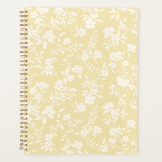 Botanischer Garten Neutral - Buttercreme Planer (Vorderseite)