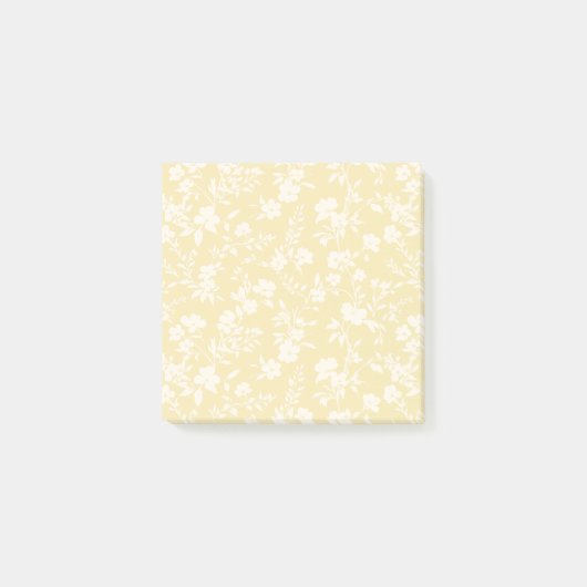 Botanischer Garten Neutral - Buttercreme Post-it Klebezettel (Vorderseite)