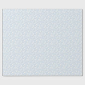 Botanischer Garten Neutral - Puderblau Geschenkpapier (Flach)