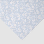 Botanischer Garten Neutral - Puderblau Seidenpapier (Detail)