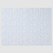 Botanischer Garten Neutral - Puderblau Seidenpapier (Vorderseite)