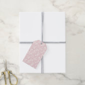 Botanischer Garten Neutral - Rosé Geschenkanhänger (Mit Garn)