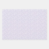 Botanischer Garten Neutral - Staubiges Lavendel Geschenkpapier Set (Vorderseite 3)