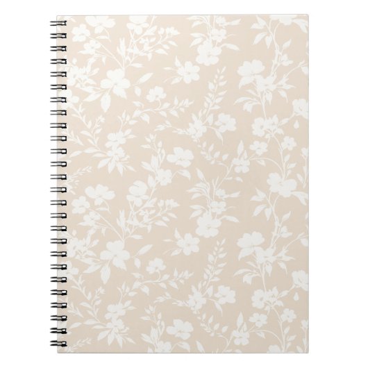 Botanischer Garten Neutral - Weiches Leinen Notizblock (Vorderseite)