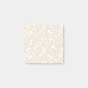 Botanischer Garten Neutral - Weiches Leinen Post-it Klebezettel
