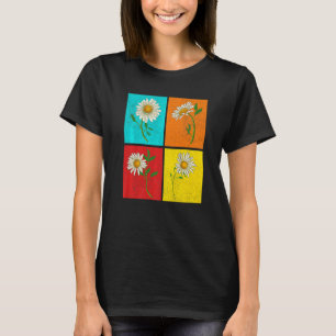 Botanischer Garten Pflanze Blume Blüte Pop Gänsebl T-Shirt