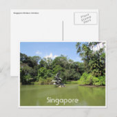 Botanischer Garten Postkarte (Vorne/Hinten)