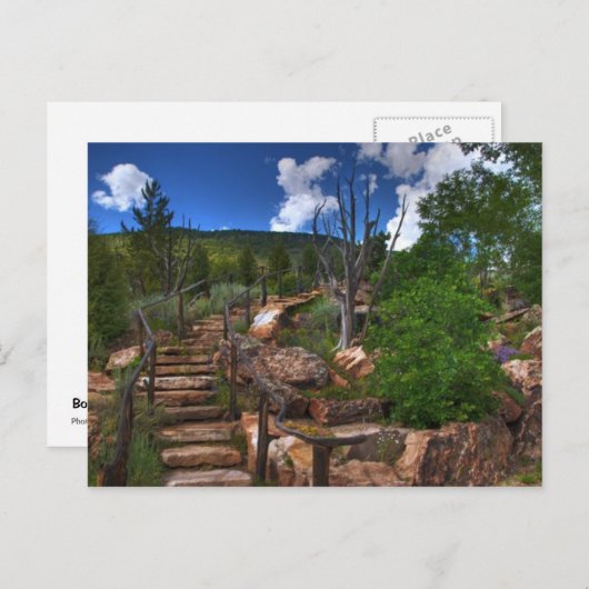 Botanischer Garten Postkarte (Vorne/Hinten)