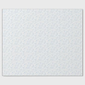 Botanischer Garten Pulverblau - Neutral Geschenkpapier (Flach)