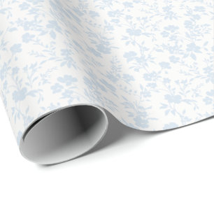 Botanischer Garten Pulverblau - Neutral Geschenkpapier
