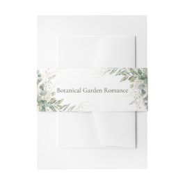 Botanischer Garten Romantische Hochzeit Einladungsbanderole
