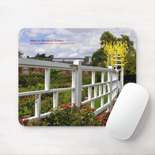 Botanischer Garten Rose Garten Zaun Mousepad (Mit Mouse)