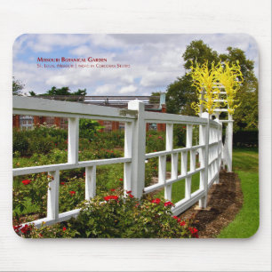 Botanischer Garten Rose Garten Zaun Mousepad
