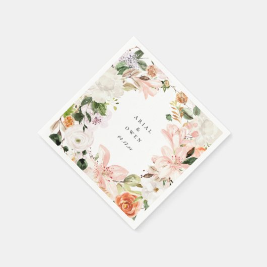 Botanischer Garten Serviette (Ecke)