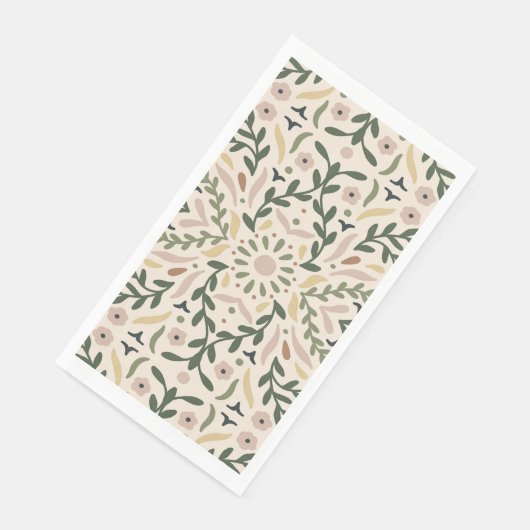 Botanischer Garten Serviette (Ecke)